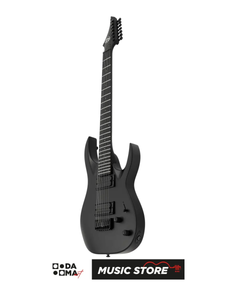 S by Solar AB4.7C 7 Telli Elektro Gitar – Karbon Siyah Mat