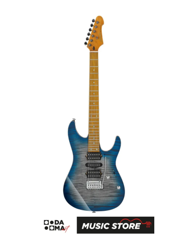 Auster AS200-BB Elektro Gitar – Blue Burst