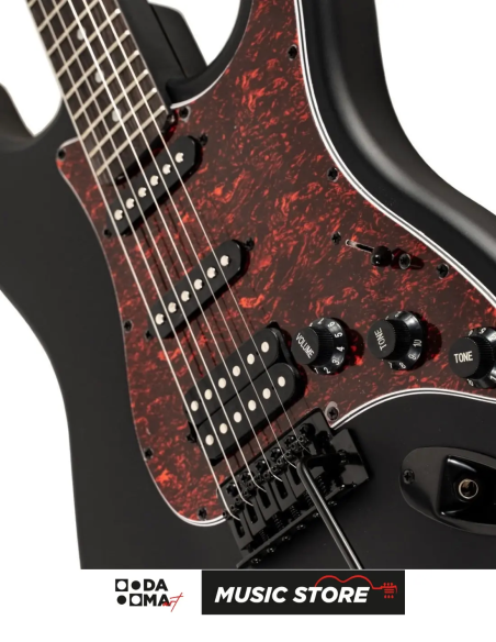 New Orleans NHS9720 MX HSS Elektro Gitar – Siyah Parlak