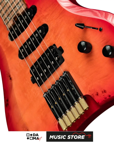 New Orleans HDL450 Headless Elektro Gitar – Kırmızı