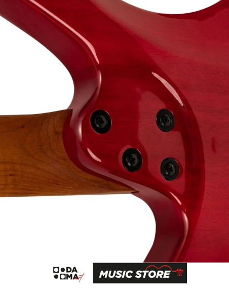 New Orleans HDL450 Headless Electric Guitar – Red