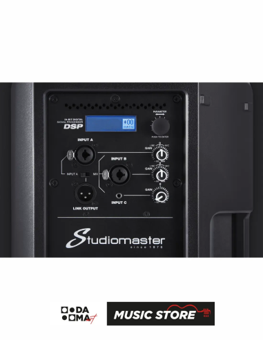 Studiomaster VORTEX 12A Aktif Hoparlör 12" 1400W DSP