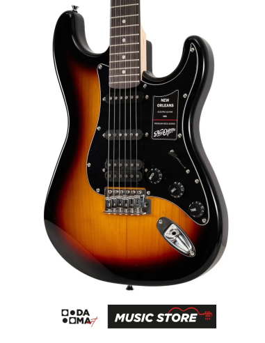 New Orleans NHS9720TOB HSS Elektro Gitar – Tobacco Brown Sunburst
