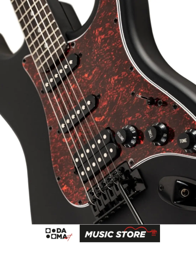 New Orleans NHS9720 MX HSS Electric Guitar – Black