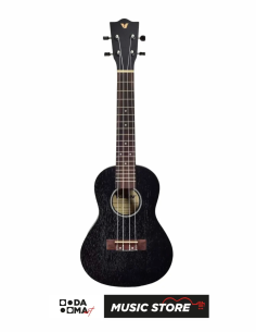 Valler UA53 Concert Ukulele – MBK Mat Siyah