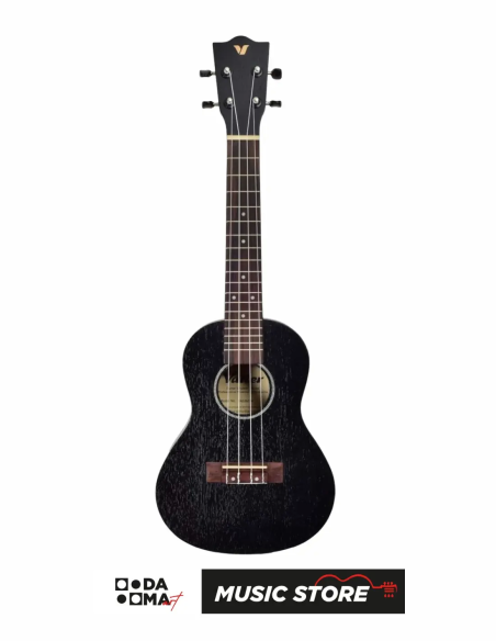 Valler UA53 Concert Ukulele – MBK Mat Siyah