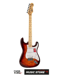 New Orleans NSS9720 WSB SSS Strat Electric Guitar – Wine Sunburst