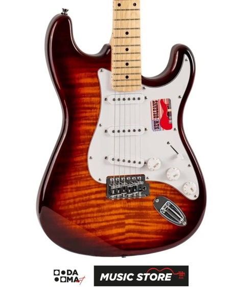 New Orleans NSS9720 WSB SSS Strat Elektro Gitar – Wine Sunburst