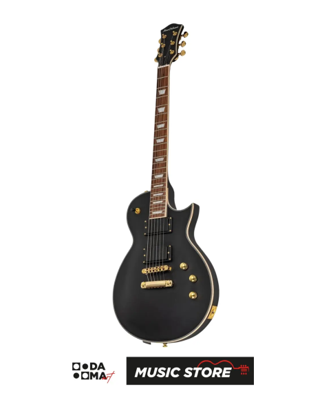 New Orleans NLP1000MX Les Paul Electric Guitar – Matte Black