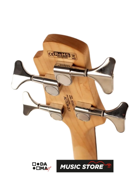 Cort Action Bass V Plus 5-String Bass Guitar – Trans Red