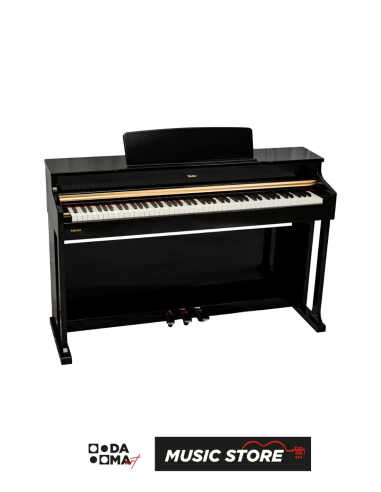 Valler PM100 Digital Piano – 88 Keys, Black Glossy