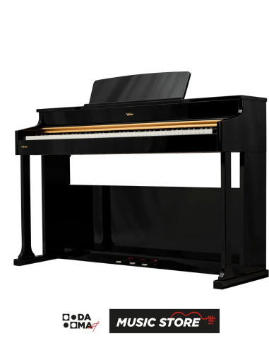 Valler PM100 Digital Piano – 88 Keys, Black Glossy
