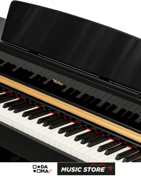 Valler PM100 Digital Piano – 88 Keys, Black Glossy