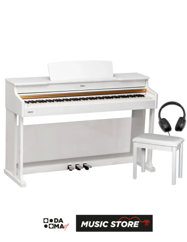Valler PM100 Цифровое пианино – 88 клавиш, Белый глянец