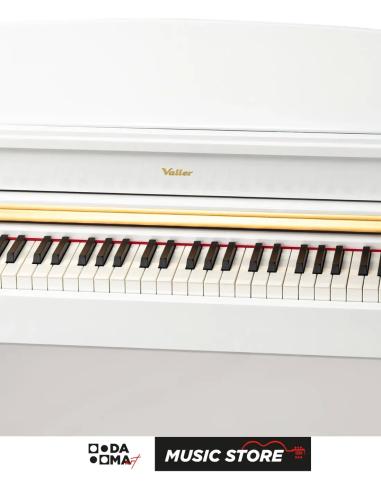 Valler PM100 Dijital Piyano – 88 Tuş, Beyaz Parlak