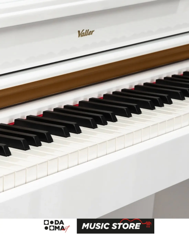 Valler PM100 Digital Piano – 88 Keys, White Glossy