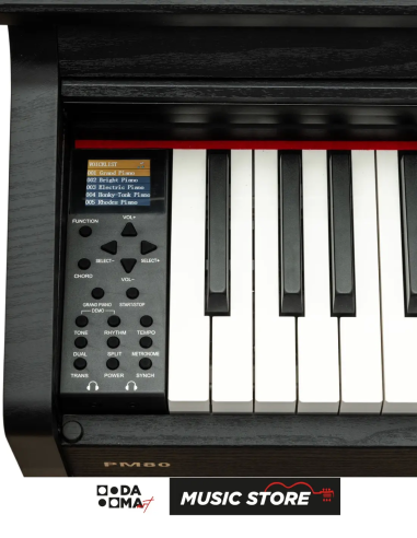 Valler PM80 Digital Piano – 88 Keys, Black