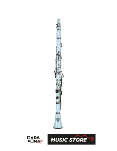 Bonson XCL-302A-G4 WH G Clarinet – Bakelite, 4 Rings, White