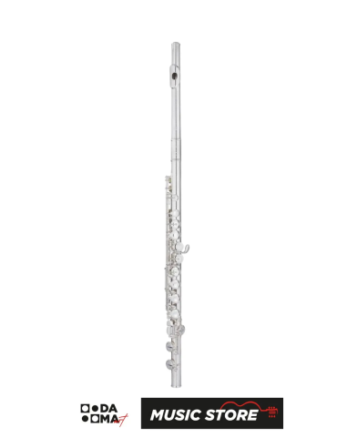 Trevor James TJ10X Silver Lip Plate Flute – Open Hole, E Mechanism, C Footjoint