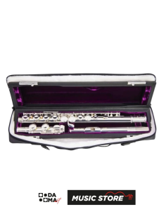 Trevor James TJ10X Silver Lip Plate Flute – Open Hole, E Mechanism, C Footjoint 2