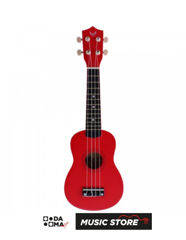 Angel AUK21-RD Soprano Ukulele – Kırmızı