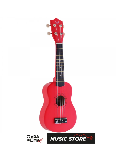 Angel AUK21-RD Soprano Ukulele – Red