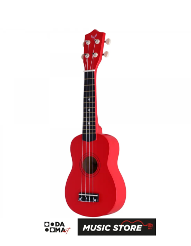 Angel AUK21-RD Soprano Ukulele – Kırmızı