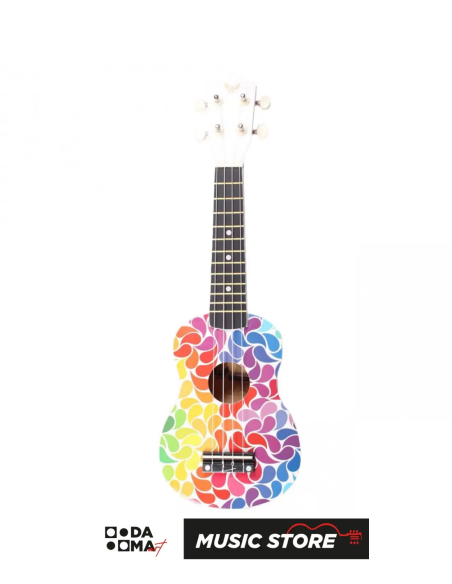 Angel AUK21-MCPT Soprano Ukulele – Desenli