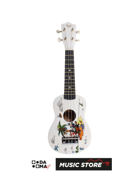 Angel AUK21-WP Soprano Ukulele – Desenli