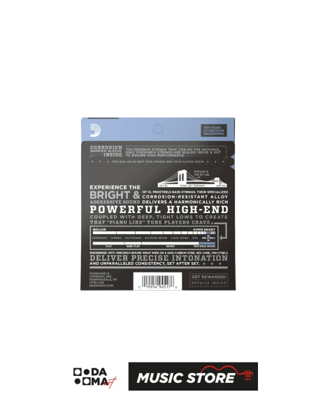 DADDARİO EXL220-5 40-125 BAS GİTAR TELİ