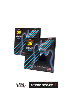 DR NBB-45 HI-DEF NEON MAVİ 4 TELLİ BAS GİTAR TELİ (LIGHT 45-105) 2