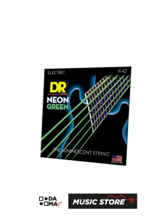 DR NGE-9 HI-DEF NEON YEŞİL ELEKTRO GİTAR TELİ (LIGHT 9-42)