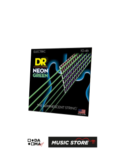 DR NGE-10 HI-DEF NEON YEŞİL ELEKTRO GİTAR TELİ (MEDIUM 10-46)